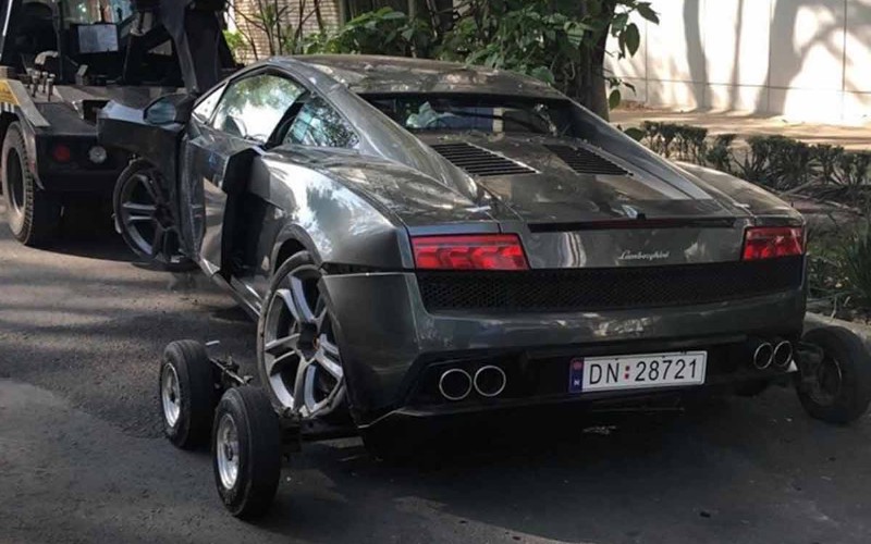 Lamborghini destrozado en la CDMX fue robado en Jalisco: Procuraduría