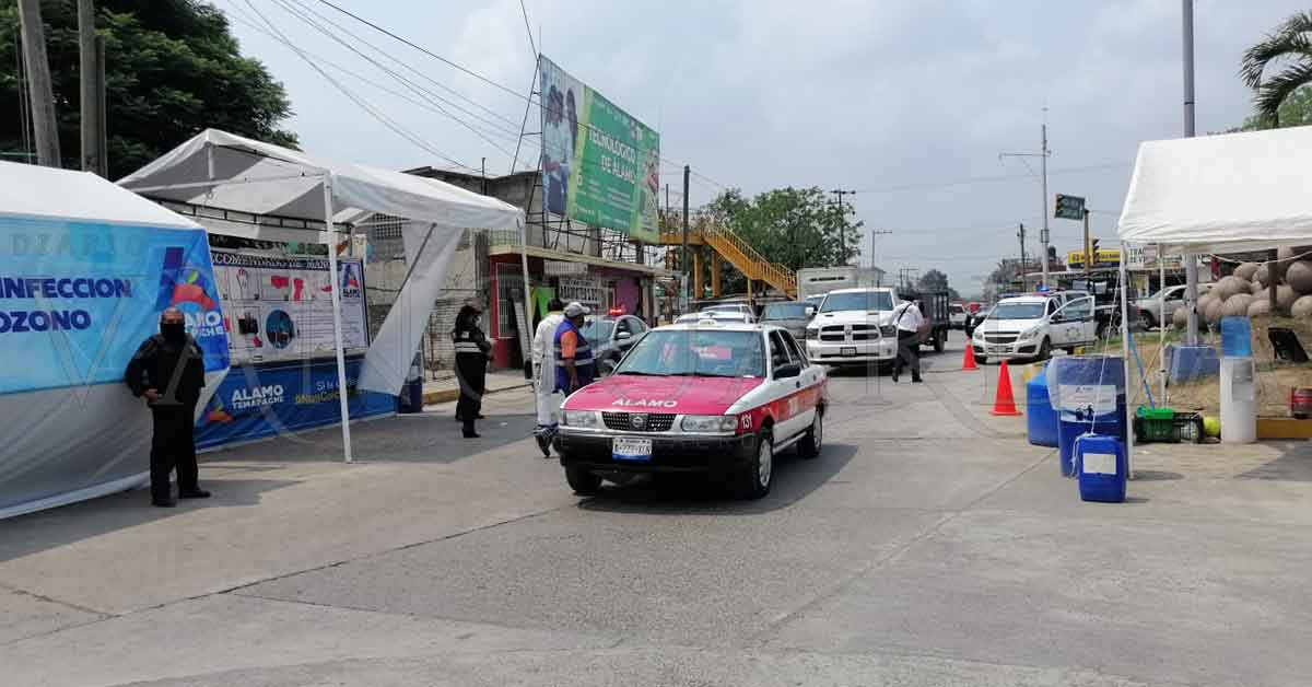 Con 3 casos de COVID-19, Álamo restringe acceso al municipio