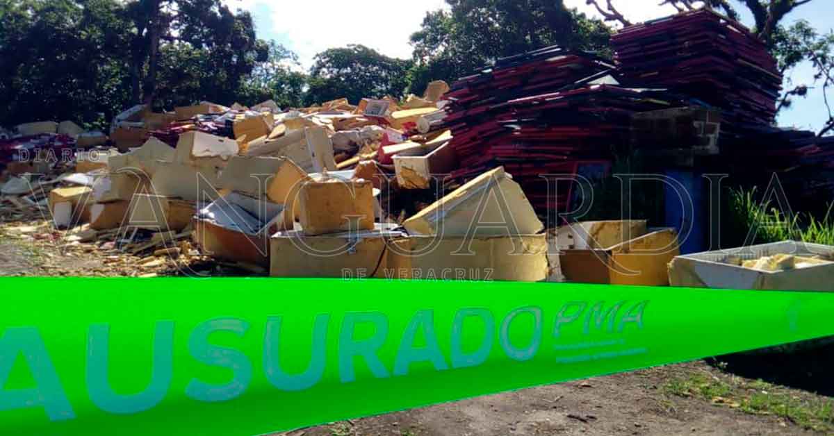 Clausuran tiradero a cielo abierto en La Estanzuela