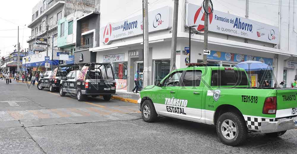 Refuerzan medidas de prevención en el primer cuadro de la ciudad de Poza Rica