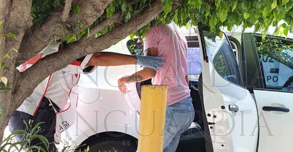 Policontundidos al chocar en la colonia Cazones de Poza Rica