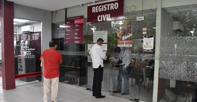Registro Civil de Poza Rica de nuevo ofrece servicios en